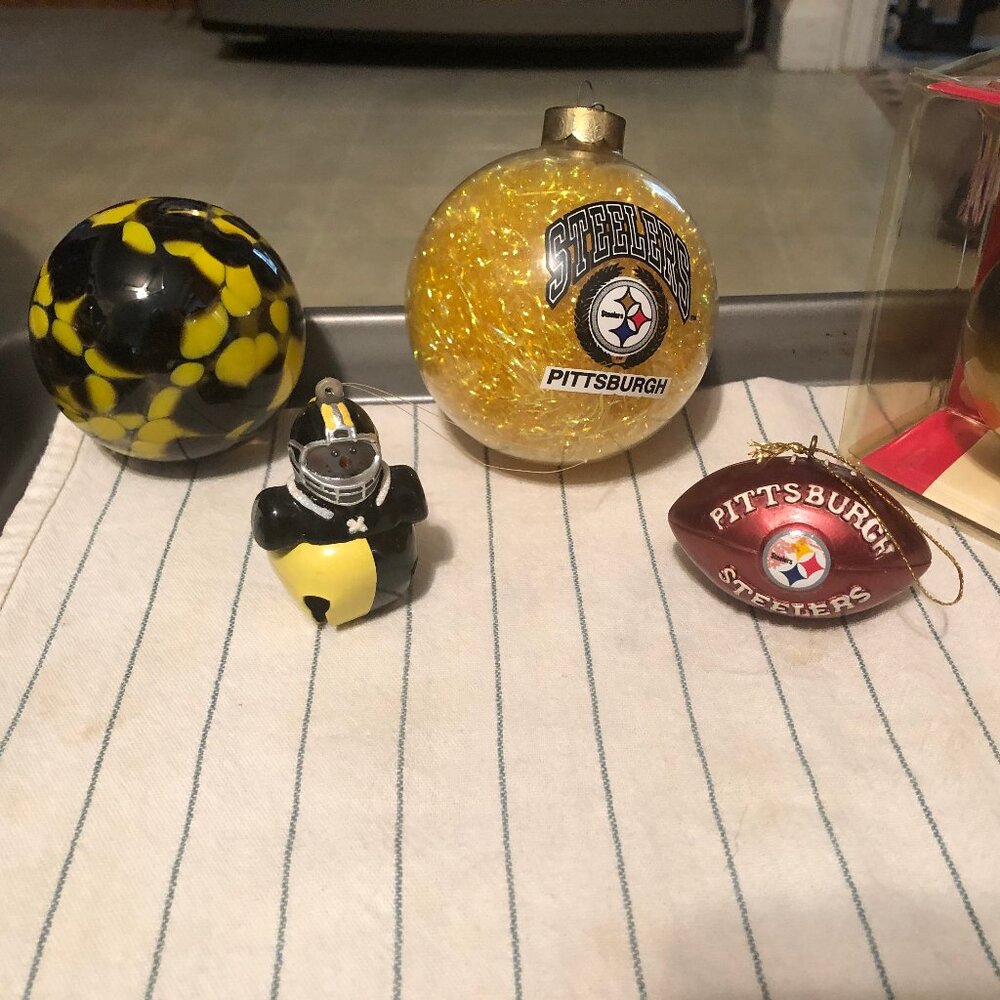 Pittsburgh Steeler Ornaments